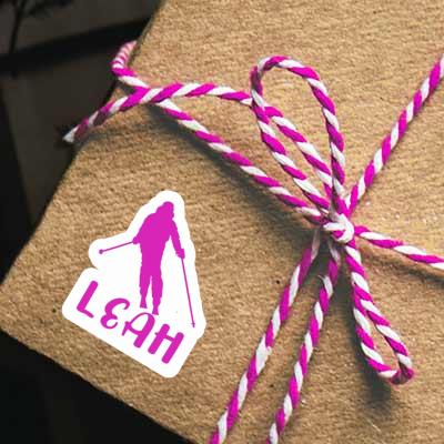 Aufkleber Leah Skifahrerin Gift package Image