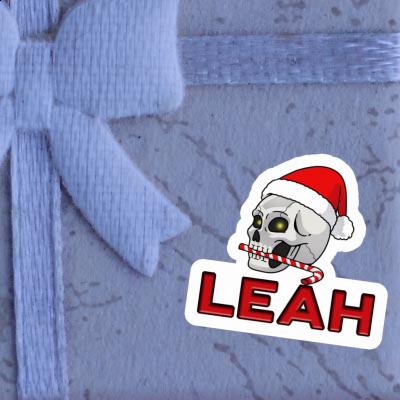Aufkleber Weihnachtstotenkopf Leah Aufkleber Weihnachtstotenkopf Leah Image
