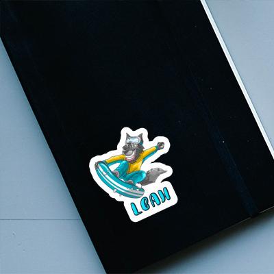 Aufkleber Leah Snowboarder Notebook Image