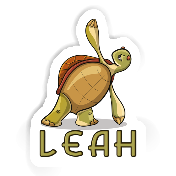 Leah Sticker Yoga Turtle Laptop Image