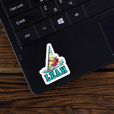 Aufkleber Leah Surfer Notebook Image