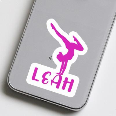 Femme de yoga Autocollant Leah Laptop Femme de yoga Autocollant Leah Laptop Image