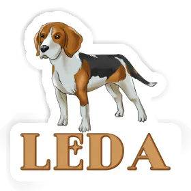 Autocollant Leda Beagle Image