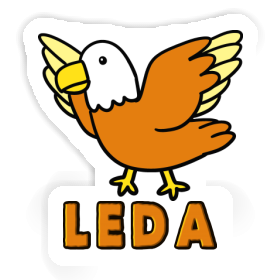 Autocollant Leda Oiseau Image