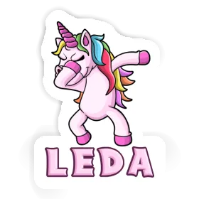 Autocollant Leda Licorne Image
