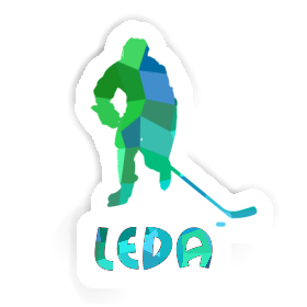 Autocollant Leda Joueur de hockey Image