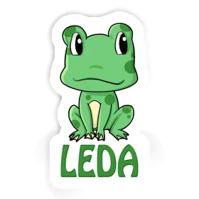 Autocollant Leda Grenouille Image