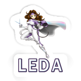 Autocollant Leda Coiffeuse Image