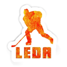 Autocollant Leda Joueur de hockey Image