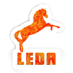 Autocollant Cheval Leda Image