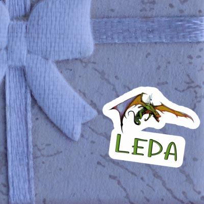 Leda Aufkleber Drache Image