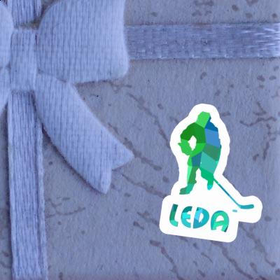 Autocollant Leda Joueur de hockey Gift package Image