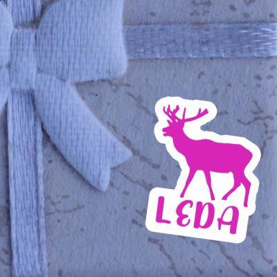 Aufkleber Leda Hirsch Image