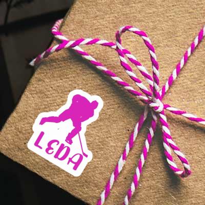 Autocollant Leda Joueuse de hockey Gift package Image