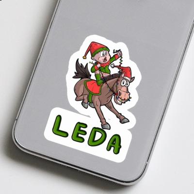 Cheval de Noël Autocollant Leda Notebook Cheval de Noël Autocollant Leda Gift package Image