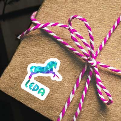 Sticker Leda Horse Laptop Image