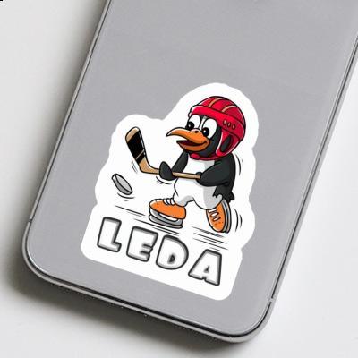 Leda Autocollant Pingouin de hockey Leda Autocollant Pingouin de hockey Image