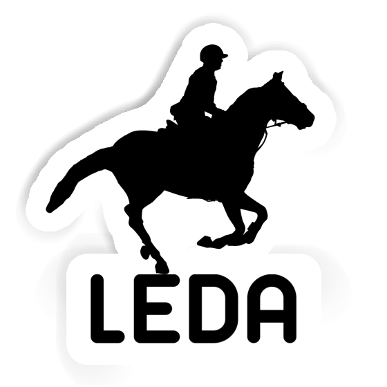 Autocollant Cavalière Leda Notebook Autocollant Cavalière Leda Notebook Image