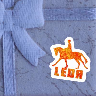 Sticker Horse Rider Leda Notebook Sticker Horse Rider Leda Gift package Image