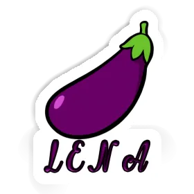 Sticker Lena Aubergine Image