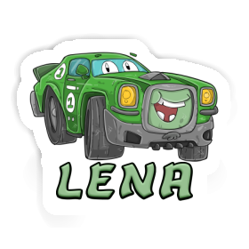 Aufkleber Lena Rennauto Image