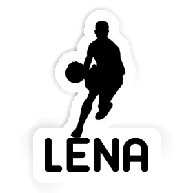 Lena Aufkleber Basketballspieler Image