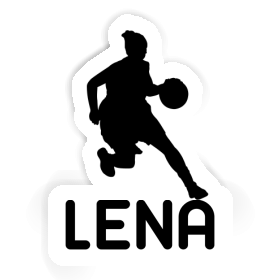 Lena Autocollant Joueuse de basket-ball Image