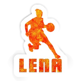 Joueuse de basket-ball Autocollant Lena Image