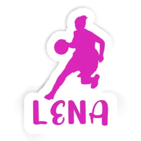 Autocollant Joueuse de basket-ball Lena Image