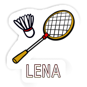 Badmintonschläger Aufkleber Lena Image