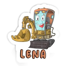 Sticker Excavator Lena Image