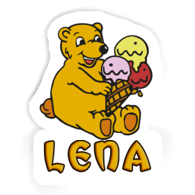 Ice Cream Bear Sticker Lena Image