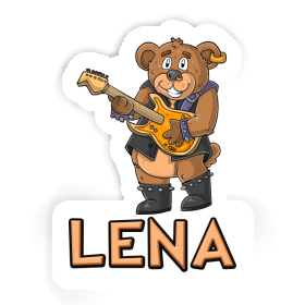 Sticker Guitarist Lena Image