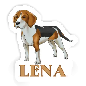 Lena Sticker Beagle Image