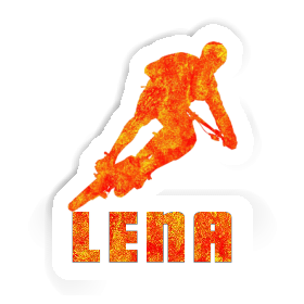 Biker Sticker Lena Image