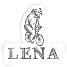 Lena Autocollant Cycliste Image