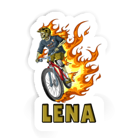 Lena Autocollant Biker Freeride Image