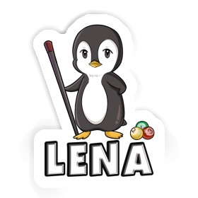 Sticker Lena Billiards Player Image