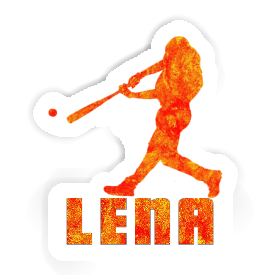 Lena Sticker Baseball Player Image