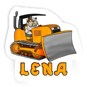 Sticker Lena Bulldozer Image