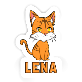 Aufkleber Katze Lena Image