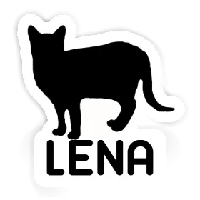 Lena Autocollant Chat Image