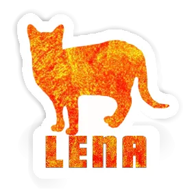 Aufkleber Katze Lena Image