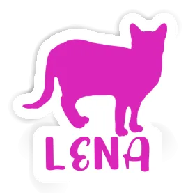 Autocollant Lena Chat Image