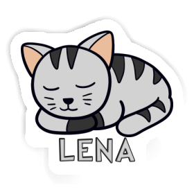 Autocollant Lena Chat Image