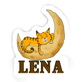 Autocollant Chat Lena Image