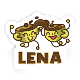 Sticker Kaffee Lena Image