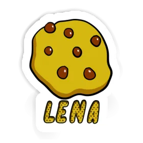 Lena Sticker Cookie Image