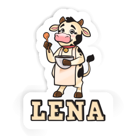 Cow Sticker Lena Image