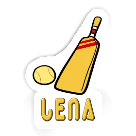 Sticker Lena Cricket Bat Image